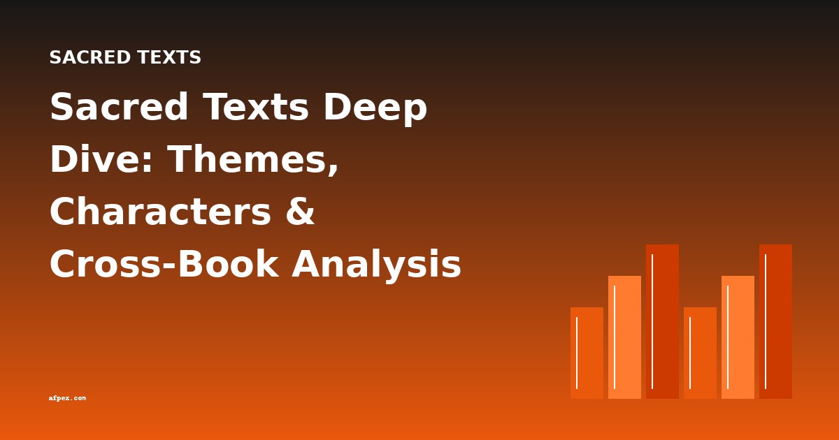 Sacred Texts Deep Dive: Themes, Characters & Cross-Book Analysis
