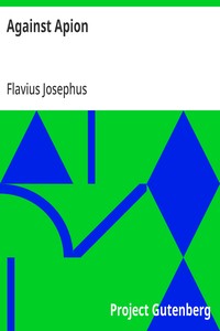 Cover of Against Apion — Inside the Classic