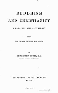 Cover of Buddhism and Christianity: A Par...