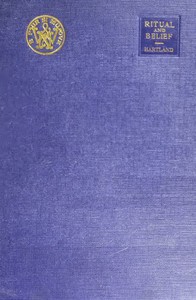 Cover of Ritual and belief — Inside the C...
