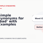 Simple Synonyms for ‘bad’ with Examples