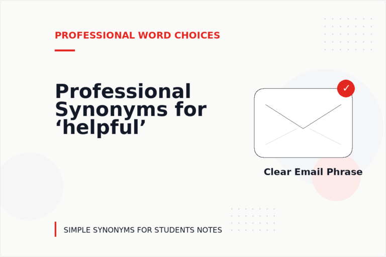 Professional Synonyms for ‘helpful’