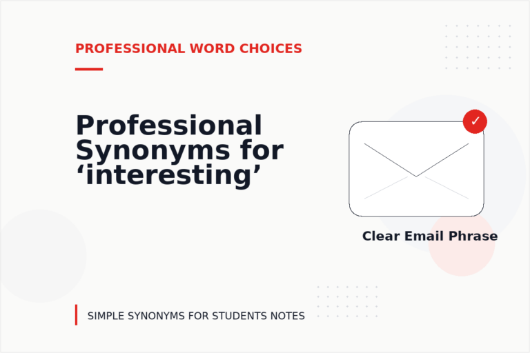 Professional Synonyms for ‘interesting’