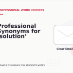 Professional Synonyms for ‘solution’