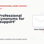 Professional Synonyms for ‘support’