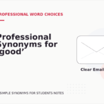 Professional Synonyms for ‘good’