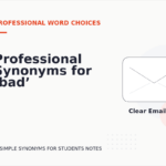 Professional Synonyms for ‘bad’