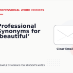 Professional Synonyms for ‘beautiful’