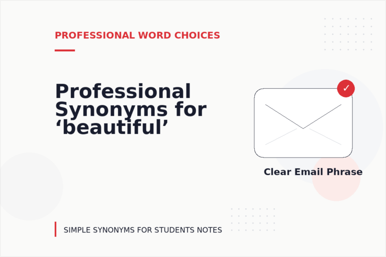 Professional Synonyms for ‘beautiful’