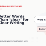 Better Words Than ‘clear’ for Clear Writing