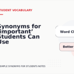 Synonyms for ‘important’ Students Can Use