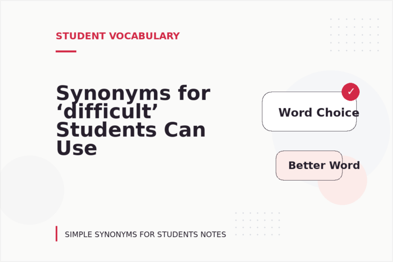 Synonyms for ‘difficult’ Students Can Use Synonyms for ‘difficult’ Students Can Use