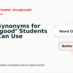 Synonyms for ‘good’ Students Can Use
