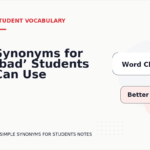 Synonyms for ‘bad’ Students Can Use